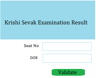 Krushi sevak exam cut off, Merit list and result of Krishi sevak bharti 2018